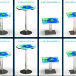 High end LED Hotel Bar Table,Liquid Hotel Coffee Table