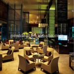 Hotel lobby table and chair (NF2071)