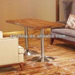 Metal leg dning wood table XY-GD07-XY-GD07