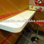 white composite acrylic high bar-