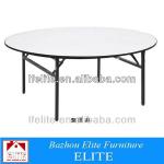 Hotel restaurant flodding used banquet table
