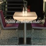 LED plastic square table for hotel or resturant-HJ335D