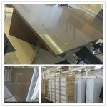 Customize artificial marble table/man made tone material-