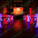 illuminated wedding lounge tables