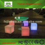 rechargeable led illuminated colored table