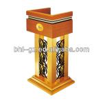 President metal rostrum / modern podium /new design outdoor speaker stand/ luxury podium/ high quality meeting podium T-6