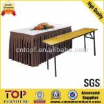 Folding Fireproof Hotel Meeting Table Factory Price-CT-8017 Hotel Meeting Table