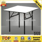 Durable Square Restaurant Table With Plywood Table Top