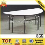 Durable Half Moon Round Plywood Tables-CT-1003 Round Plywood Tables