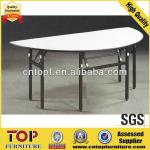 Durable Half Moon Round Plywood Tables