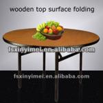 Foldable Round Laminate Table-XYM-T01 Laminate Table