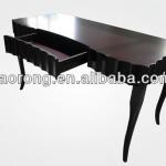 2013 Modern design desk carved wood frame with one drawe.DS012