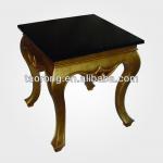 Marble table top coffee table with gold color legs ST-009-1