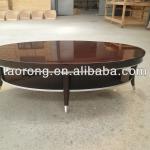 Oval shape wooden table for hotel furniture ST-111