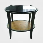 High quality round side table with marble top /Wooden coffee table ST-053