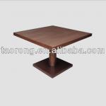 Modern style wooden hotel dining table ,Commerical solid wood cafe tableTA-086-1