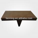 Square shape wooden coffee table for hotel ST-015