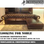 Classical Chesterfield Sofa/Neoclassical sofa/leather sofa