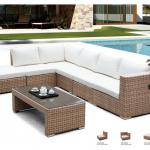 2014 new Nevada European style Outdoor wicker furniture simple Hotel Sectional Sofa Set