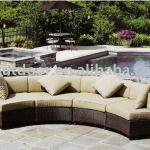stylish outdoor rattan sofa or wicker sofa