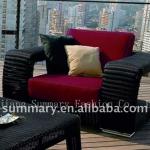 pe rattan hotel sofa