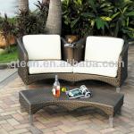 Synthetic Rattan Sofa for Hotel Resort furniture