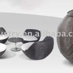 Modern design Stackable outdoor wicker furniture