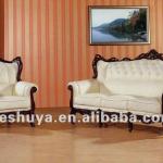 classical solid wood frame hotel fabric sofa