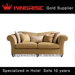 Hot sale hotel sofa/2013 latest design fabric sofa/wood sofa for hotel used