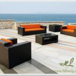 patio wicker hotel furniture set-HLWSS043