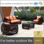 Santa outdoor Furniture European Style sofa PE Rattan Restaurant Furniture