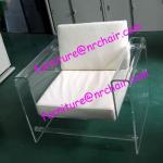 shanghai event rental classical acrylic lounge single sofa for sale