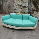 High Quality Hotel Lobby Sofa With Engraved Frame