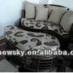 RATTAN SOFA LEISURE FURNITURE LEISURE SOFA CHAISE LOUNGE