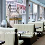 double seat hotel sofa in ivory color-JB-FF061