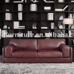 brown leather sofa 522#