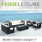 Hotel Sofa A6059SF outdoor furniture 3 seater wicker sofa