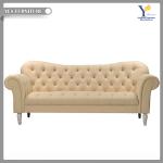 High quality 2 seater chesterfield lobby sofa