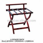 Wooden Luggage Rack for home/hotel luggage with clothes rack