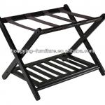 Black luggage rack