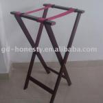 Luggage Rack:LR-01 Foldable Wooden Luggage Rack