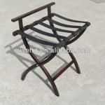 (W-LU-500) solid wood folding luggage stand