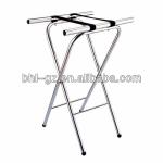 customized hotel room Polished Stainless Steel Folding Luggage Rack baggage shelf luggage rack