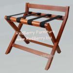 hotel foldable wooden luggage rack RB-LR01