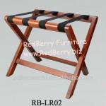 folding wooden luggage rack RB-LR02