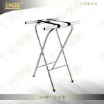 J-007 Stainless Steel Polished Luggage Rack For Hotels