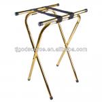 Folding Chrome Double Bar Tray Stand