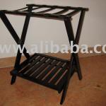 WOODEN LUGGAGE RACK