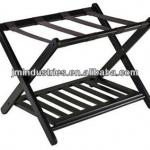 wooden luggage rack for hotel room