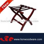 LEC-R025 wooden luggage rack for hotels with belt-LEC-R025 wooden luggage rack for hotels with belt